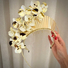 Load image into Gallery viewer, Miss Orla orchid headpiece