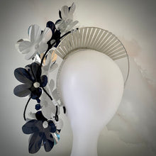 Load image into Gallery viewer, Mrs Orchid headpiece silver