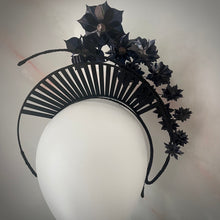 Load image into Gallery viewer, Mrs Ebony headpiece
