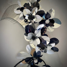 Load image into Gallery viewer, Mrs Orchid headpiece silver