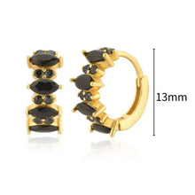 Load image into Gallery viewer, Sydney luxe huggie hoop earrings