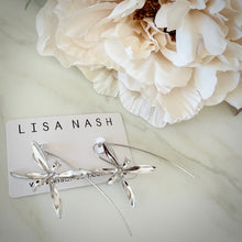 Load image into Gallery viewer, Iris thread earrings