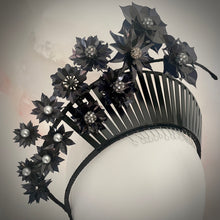 Load image into Gallery viewer, Mrs Ebony headpiece