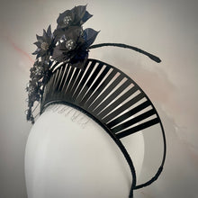 Load image into Gallery viewer, Mrs Ebony headpiece