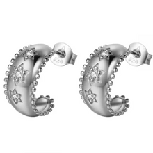 Load image into Gallery viewer, Rio hoop luxe earrings