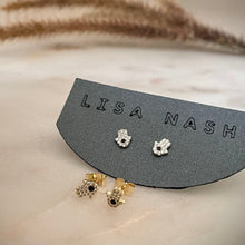 Load image into Gallery viewer, Hamsa luxe stud earrings