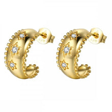 Load image into Gallery viewer, Rio hoop luxe earrings