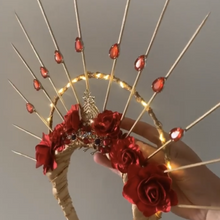 Load image into Gallery viewer, Festival spikey headdress