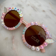 Load image into Gallery viewer, Kids personalised sunnies pink