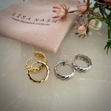 Load image into Gallery viewer, Melbourne luxe huggie hoop earrings
