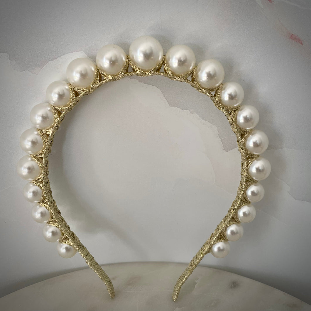 Pearl headband medium