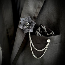 Load image into Gallery viewer, Lapel pin brooch chain

