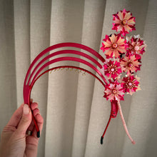 Load image into Gallery viewer, Miss Raspberry headpiece
