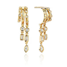 Load image into Gallery viewer, Illusion luxe earrings
