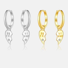 Load image into Gallery viewer, BF luxe huggie hoop earrings
