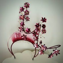 Load image into Gallery viewer, Miss Meadow burgundy pink
