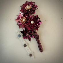 Load image into Gallery viewer, Wine bloom magnetic lapel pin/ brooch (Copy)
