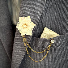 Load image into Gallery viewer, Lapel pin brooch chain
