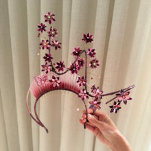 Load image into Gallery viewer, Miss Meadow burgundy pink
