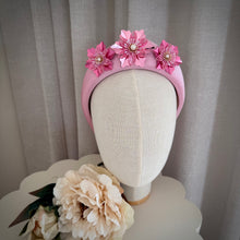 Load image into Gallery viewer, Charlotte floral headband pink
