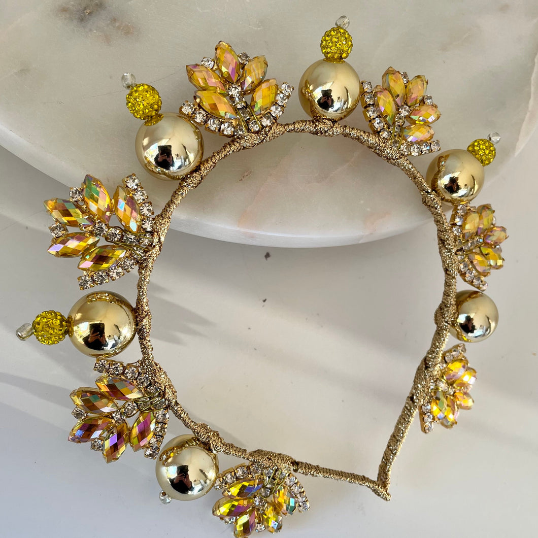 Tiffany crown yellow