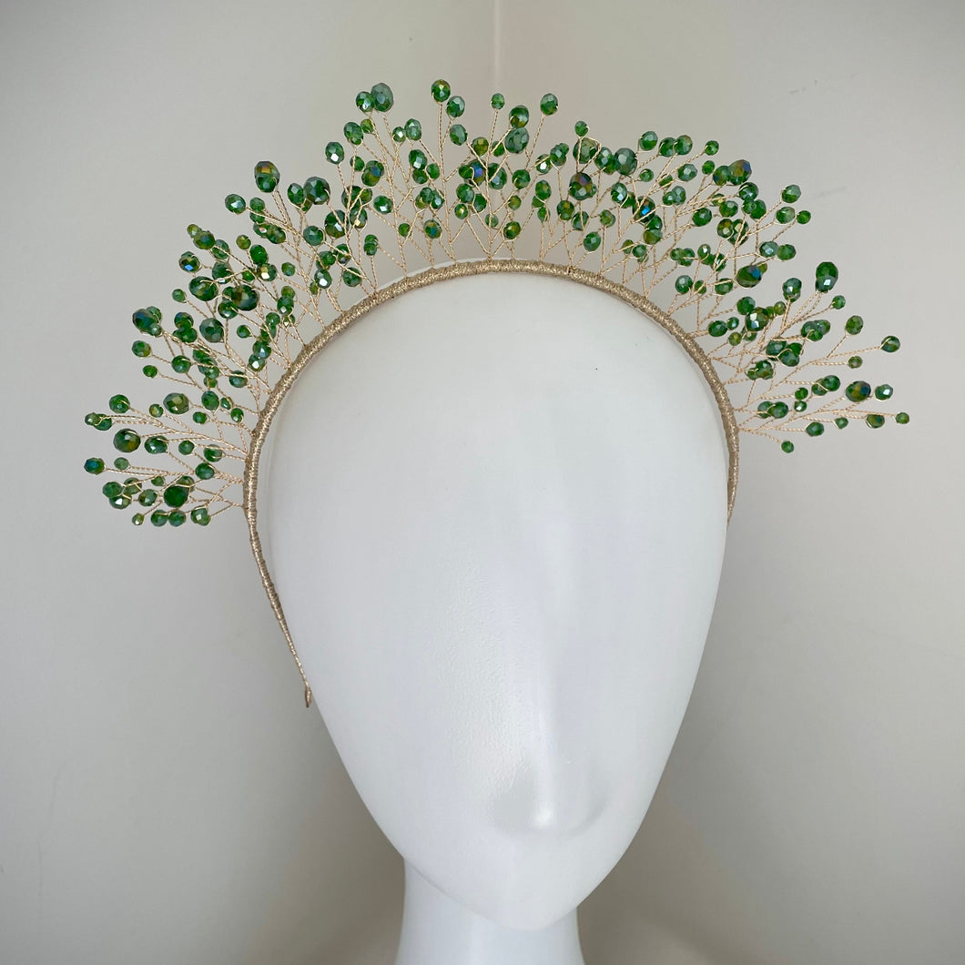 Laiz headband emerald green